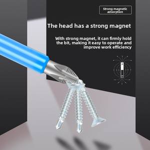 Puntas de Destornillador Magnéticas Phillips PH, Vástago Hexagonal de 1/4 Pulgada, Acero Aleado S2, Antideslizantes, Juego de Puntas de Cruz Largas para Taladro, Cabeza de Tornillo de 25-150 mm - Product Image 5
