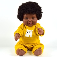 Adorable poupée réaliste Tusalmo YD48cm 19 pouces 48cm pour filles, noire afro, jouet en PVC souple, cadeau promotionnel naturel et tendance
