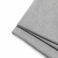 Tissu aspect lin 1200D, 220 GSM, polyester tricoté, pour nappe, housse de canapé, coussin