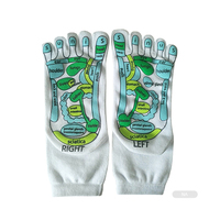 Chaussettes de réflexologie KT3-M048, chaussettes de massage des pieds, chaussettes d'acupression
