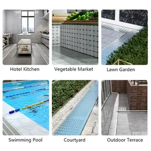 Premium Quality Custom Grate Pattern Stainless Steel Outdoor Trench Drain Swimming Pool Drain