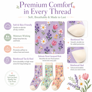 Chaussettes Jacquard Personnalisables <span class=keywords><strong>à</strong></span> Motifs de Dessins Animés pour Femmes – Confortables, Tricotées, en Coton, Idéales pour le Quotidien avec Logo Intégré - Product Image 2