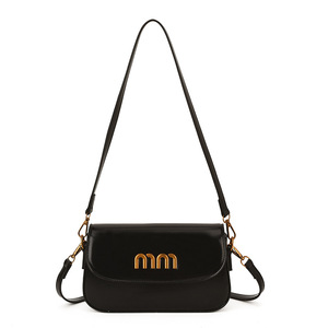 Sac à bandoulière et à main pour femme, style coréen, design de niche, en PU, avec chaîne et fermoir, collection Printemps 2026, taille moyenne - Product Image 5