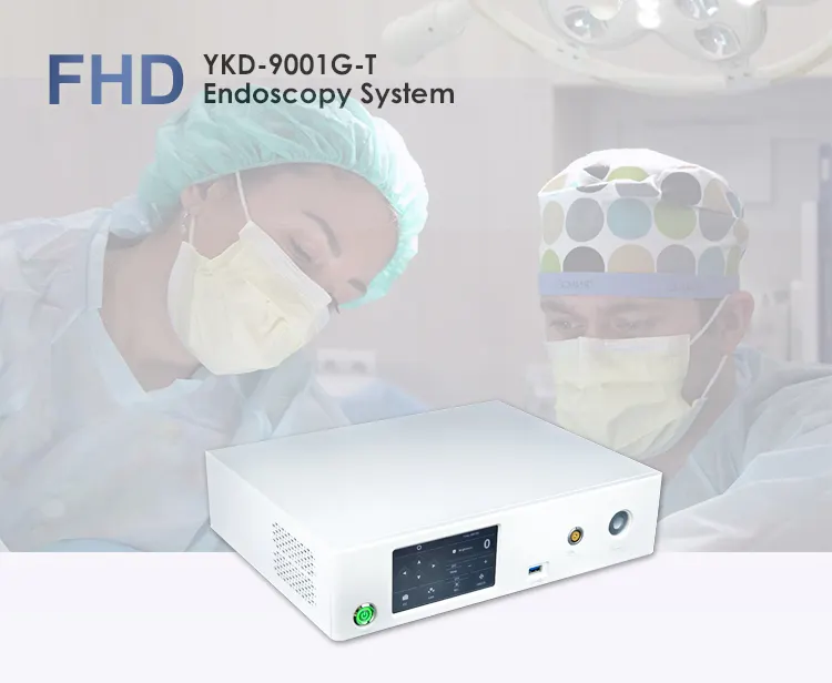 IKEDA 9001G-T Sistema de câmera Nefroscópio Processador de vídeo Full HD com fonte de luz LED fria