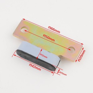 Deslizadores de Puerta de Ascensor Toshiba 66x20mm, Construcción Metálica Resistente al Desgaste, Repuestos para Ascensores - Product Image 1