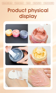 <span class=keywords><strong>Masque</strong></span> Facial à la Boue de Rose Bio Naturelle Soin de la Peau du Visage Marque Privée Nettoyage Profond Multi-Effets Extrait Botanique <span class=keywords><strong>Masque</strong></span> à l'Argile - Product Image 3