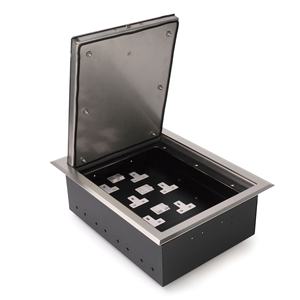 Caja de Conexiones Eléctrica de Acero Inoxidable 304 IP66 con Tapa Plana Resistente para Pisos Elevados y de Hormigón - Product Image 1