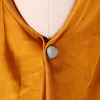 Broche Épingle Magnétique Cœur pour Foulard et Hijab, Accessoire de Sécurité Unique pour Femmes Musulmanes