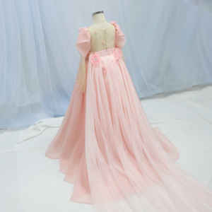 Le ragazze del fiore di Organza vestono le ragazze abiti da ballo eleganti di lusso <span class=keywords><strong>abito</strong></span> da ballo Applique abiti da principessa <span class=keywords><strong>per</strong></span> bambini compleanno anno nuovo regalo - Product Image 5