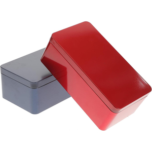 2026 Factory Wholesale Custom Surgical Mask Metal Packaging Box Candy <b>Biscuit</b> Cans - Product Image 1