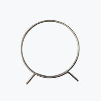 Collier de serrage pour tuyau en fil d'acier de 3,2 mm, diamètre intérieur 97 mm (2 pièces)