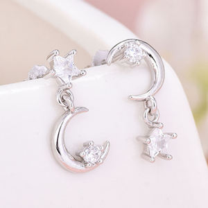 Venta al por mayor 24K chapado en oro de moda estilo coreano pendientes de puño Dubai inspirado en la joyería de acero inoxidable - Product Image 6