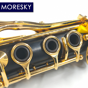 คลาริเน็ต MORESKY รุ่นปรับแต่งพิเศษ Bb 17 คีย์ ชุบนิกเกิล ทองแดง ไม้เกรนาดิลลา/ไม้มะเกลือ โซปราโน M1 - Product Image 6