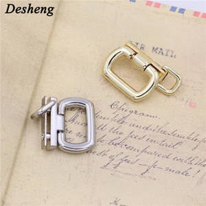 Fermoirs d'extrémité de sac à main, Clip latéral en métal pour sac à main, accessoires de quincaillerie, pince, crochet pivotant, pièces en D, anneau - Product Image 4