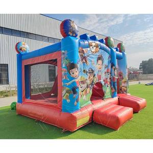 Nouveau château gonflable Paw Team pour usage extérieur, châteaux gonflables commerciaux pour enfants, maison de rebond combinée avec toboggan - Product Image 3