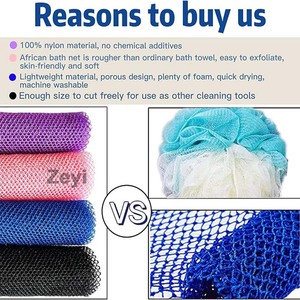 Biểu Tượng Tùy Chỉnh Net Tắm Cơ Thể Scrubber Cho Vòi Hoa Sen Trở Lại Net Tẩy Tế Bào Chết Trở Lại Scrubber Cho Tắm Phụ Kiện - Product Image 2