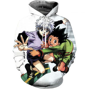 Sweat-shirt à capuche imprimé de dessin animé, personnalisé, dernière conception <span class=keywords><strong>Hunter</strong></span>, pull de bande dessinée <span class=keywords><strong>hunter</strong></span> <span class=keywords><strong>x</strong></span> <span class=keywords><strong>hunter</strong></span> - Product Image 3