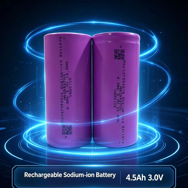 Rechargeable Sodium Ion Battery Cell NACR 32700 4.5Ah 3.0V Battery Cell 32700 4500mAh 3.0V Sodium Ion Batteries for Power Supply
