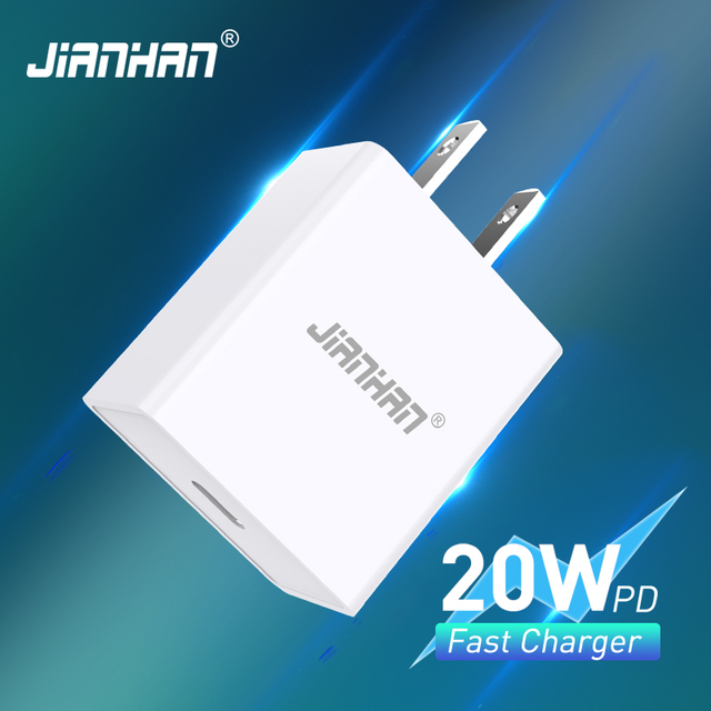 USB C Wall Charger 20W Super Fast Charger USB Wall Charger Block
