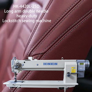 Double Needle Industrial Sewing Machine, Suitable for <b>Car</b> Cushions, Leather Goods, Tents Operating Space 63.5cm - Product Image 1