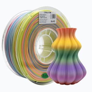 CREAT3D Vente en gros <span class=keywords><strong>LW</strong></span> <span class=keywords><strong>PLA</strong></span> + Rainbow <span class=keywords><strong>Filament</strong></span> pour imprimante 3D Multicolore 1.75mm Rainbow Faible poids <span class=keywords><strong>PLA</strong></span> + Meilleure ténacité <span class=keywords><strong>Filament</strong></span> 3D - Product Image 3