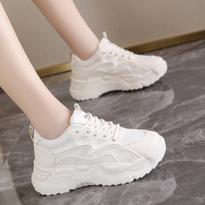 2024 di alta qualità primavera nuova moda in bianco e nero sport per le studentesse casual <span class=keywords><strong>scarpe</strong></span> da <span class=keywords><strong>donna</strong></span> - Product Image 3