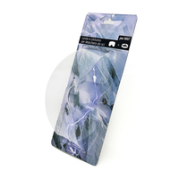 Vente en gros de boîte thermoscellée en plastique PVC transparent avec languette volante carte papier recyclable pour emballage électronique