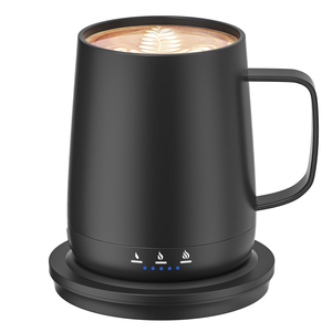 Chauffe-tasse intelligent personnalisé avec logo, chauffe-tasse sans fil, contrôle intelligent de la température, tasse à café auto-chauffante pour les voyages - Product Image 1