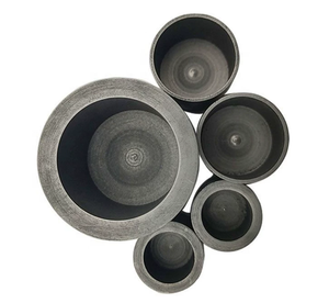 Creuset en graphite haute pureté et haute résistance, mince et haut, pour la fusion de métaux précieux, résistant à la corrosion à haute température et à l'analyse - Product Image 5