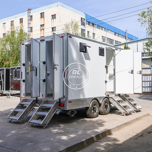 2025 qualité luxe événements chasse d'eau cabine de douche pot <span class=keywords><strong>toilette</strong></span> Camping insonorisé Mobile vente en gros voyage remorques douche vente - Product Image 3