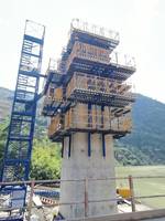 Solution Complète pour Coffrage de Colonnes Cantilever H20 en Acier pour Piliers de Barrages et Murs de Cisaillement de Conception Moderne – Durable et Conçu pour l'Ascension des Colonnes