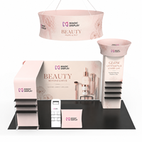 Stand d'exposition personnalisé 10x20 pieds avec éclairage LED, bannière en tissu portable pour salon professionnel