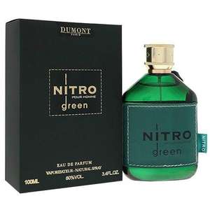 Dumont Nitro Green Eau de Parfum 100 ml Spray pour Homme Parfum Frais - Product Image 1