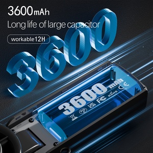 Ventilador de Mano Portátil con Pantalla LED Transparente, Recargable, Mini Ventilador de Mano USB de Alta Velocidad con Enfriamiento por Hielo - Product Image 5