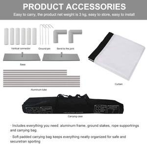 شاشة عرض محمولة مع حامل مقاس 100/120 بوصة، شاشة إسقاط 16:9 بدقة 4K عالية الوضوح للعرض الأمامي للأفلام مع حقيبة حمل - Product Image 6