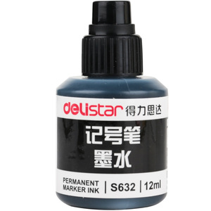 Delistar <b>Marker</b> Ink S632 12ml <b>Permanent</b> Office School Use - Product Image 1