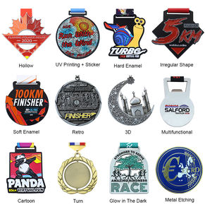 Medallas y <span class=keywords><strong>Trofeos</strong></span> Personalizados de Oro para Lucha Libre, Carreras, Ciclismo, Graduación, Rompecabezas, Natación, Baloncesto - Product Image 5