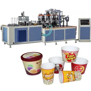 Machine Te Vervaardigen Popcorn Cups Papier Emmer Machine Papier Kom Making Machine