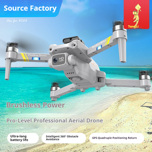 TongLi Children's Remote Control Airplane GPS Automatic ReturnDrone Camera Mini Drone with Camera Brushless MotorQuadcopter Toy