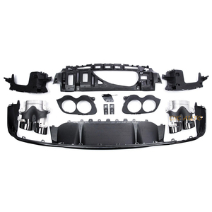 Pour <span class=keywords><strong>Mercedes</strong></span> Benz classe E W213 LCI Sport berline <span class=keywords><strong>AMG</strong></span> E53s noir brillant diffuseur arrière et embouts paquet 2020 2021 <span class=keywords><strong>2022</strong></span> + - Product Image 2