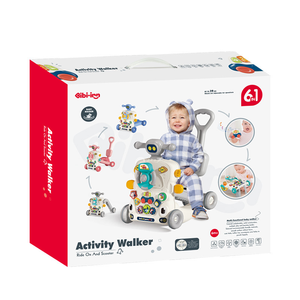 बच्चे सीखने के लिए नवीनतम मल्टीफंक्शन बेबी वॉकर 3 1 शैक्षिक टेबल खिलौना - Product Image 6