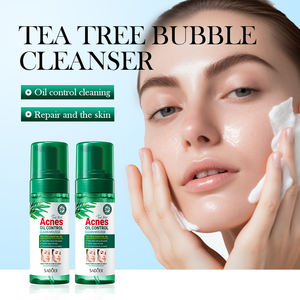 Nettoyant facial moussant de marque privée coréenne SADOER Tea Tree soulagement de l'acné nettoyant hydratant contrôle de l'huile doux pour tous les types de peau - Product Image 2