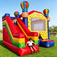 Château gonflable à thème héros d'action, château de saut commercial pour enfants pour la location de fêtes et d'événements