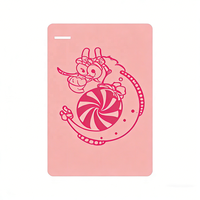 Jeu complet de cartes de Mahjong américain, cartes de voyage résistantes aux déchirures, cartes de jeu Mahjongg revêtues de plastique