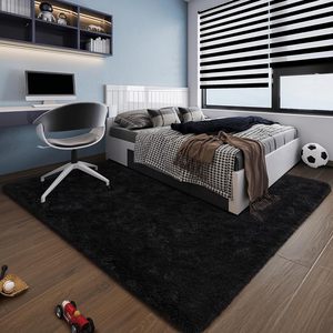 Alfombra de Pelo Largo Suave y Esponjosa de Tamaño Personalizado, Alfombra Afelpada para Sala de Estar y Dormitorio, Tapete Antideslizante para Niños - Product Image 3