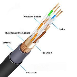 XXD Factory OEM Ethercon Connector Network Cable Cat5e Cat6 Waterproof LED Ues Rj45 Ethercon Patch Cable