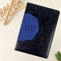Carnet de notes promotionnel personnalisé en cuir cousu, couverture rigide A5, pour le bureau et les affaires