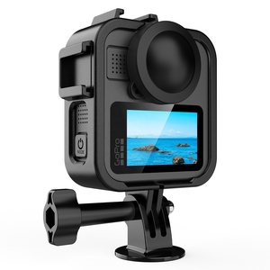 Carcasa Protectora para <span class=keywords><strong>GoPro</strong></span> <span class=keywords><strong>Max</strong></span> 2, Jaula de Plástico Resistente a Impactos con Cubierta Lateral para la Batería y Accesorios - Product Image 1