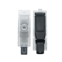 Projecteur laser LED pour porte de voiture, lumière de bienvenue avec logo pour FIAT 500L 500X Grande Punto, lampe de bienvenue effet ombre fantôme