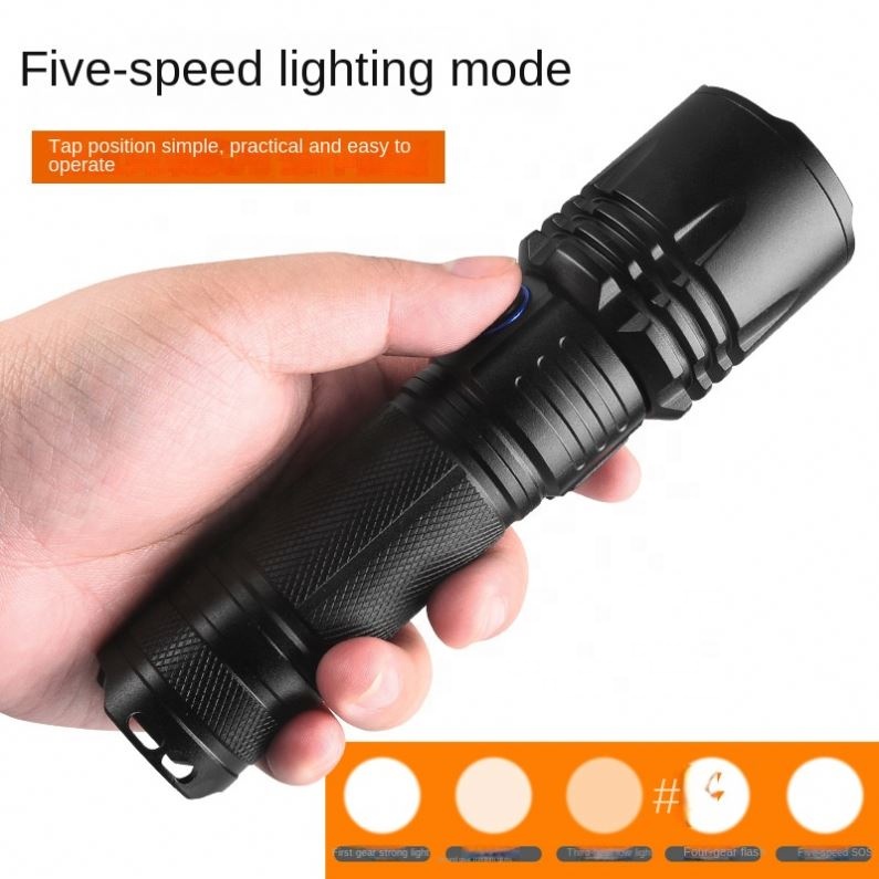 cree led 800 lumen rechargeable flashlight torch lamp DK20 Lumens COB and Work Light powered functionality DK Trailblazer Camping Survival Flashlight Torch